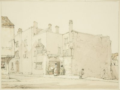 Frente do Newgate, Rua do Vinho Estreito de John Sanders