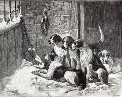 Uma canção de natal, de &39;Leisure Hour&39;, 1888 de John Sargent Noble