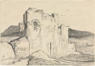 Um castelo na Normandia de John Sell Cotman