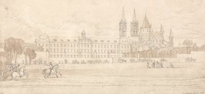 Abadia dos Homens, Caen de John Sell Cotman