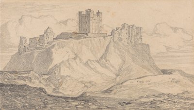 Castelo de Bamborough, Northumberland de John Sell Cotman