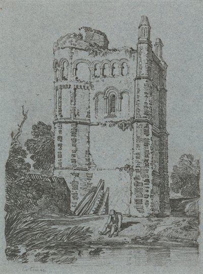 Brandsby Tower, Yorkshire de John Sell Cotman
