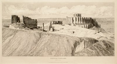 Château Gaillard (vista do nordeste) de John Sell Cotman