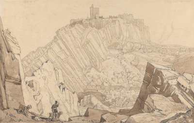Domfront, Olhando para o Sudeste de John Sell Cotman