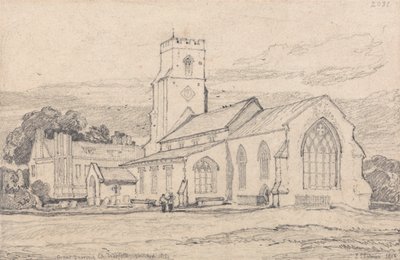 Igreja de Great Snoring, Norfolk de John Sell Cotman