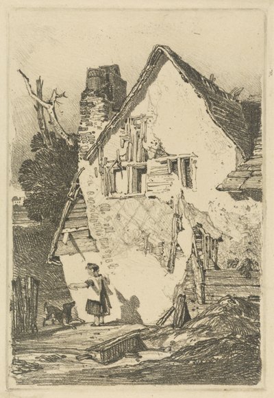 Lakenham, c.1808 (gravura em pó macio) de John Sell Cotman