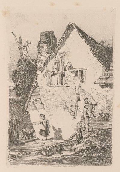 Estudos são livres Placa 40, Lakenham, perto de Norwich de 1838. de John Sell Cotman