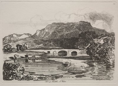 Livro de Estudos: Tan y Beolch, North Wales de John Sell Cotman
