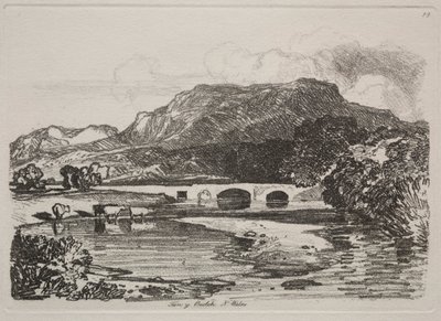 Estudos são livres Tan y Beolch, North Wales de 1838. de John Sell Cotman