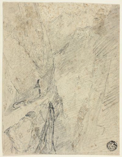 Desfiladeiro da montanha de John Sell Cotman
