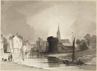 Cena fluvial de John Sell Cotman