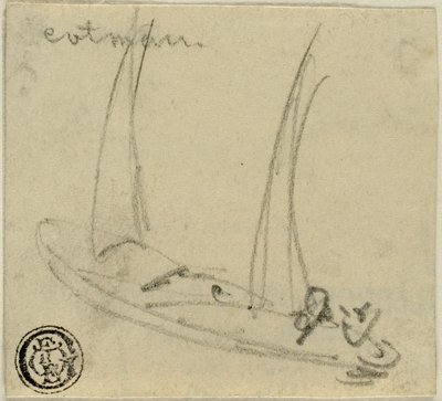 Barco à vela de John Sell Cotman