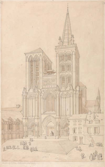 São Pedro em Lisieux, Normandia: Frente Oeste de John Sell Cotman