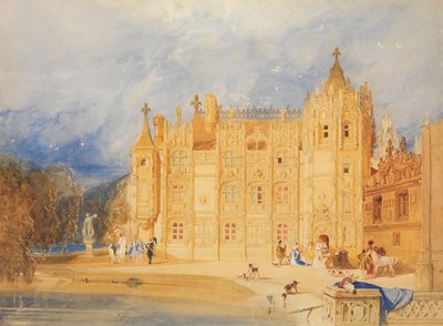 A Casa Abbatial, Abadia de St. Ouen, Rouen, 1824-31. de John Sell Cotman