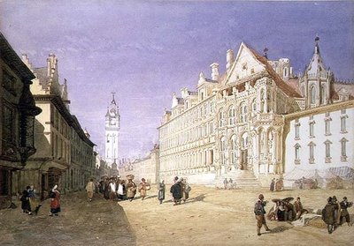 O Hotel de Ville, Ghent de John Sell Cotman