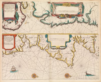 O piloto inglês o primeiro livro: descrevendo a navegação do norte, c.1671 (papel) de John Seller