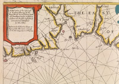 O piloto inglês o primeiro livro: descrevendo a navegação do norte, c.1671 (papel) de John Seller