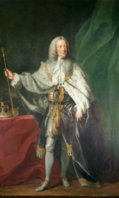 Retrato do rei George II, 1758 de John Shackleton