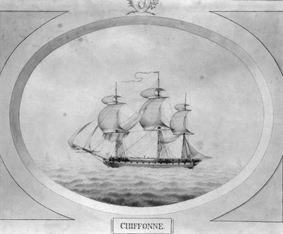 Chiffonne", o navio que Carlos Adão tomou aos franceses nas ilhas Seychelles de John Shertcliffe