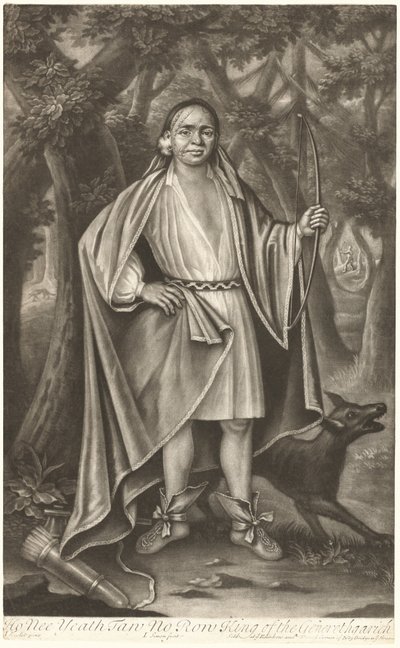 Ho Nee Yeath Taw No Row, Rei do Generethgarick de John Simon after John Verelst