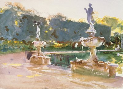 Jardins de Boboli, c.1907 de John Singer Sargent