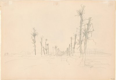 Devastated Landscape [verso], 1918. de John Singer Sargent