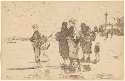 Saindo para Pescar (Partindo para Pescar) de John Singer Sargent