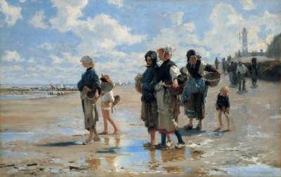 Off to Fish, ou Setting Out to Fish de John Singer Sargent