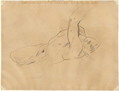 Falling Masculino Nu [verso] de John Singer Sargent