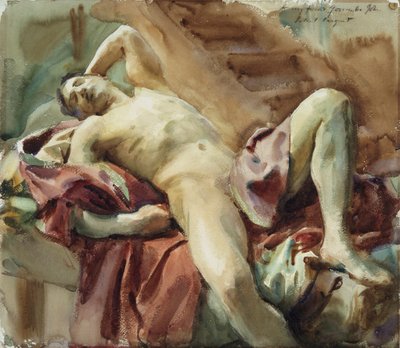 Estudo da figura, 1900 de John Singer Sargent