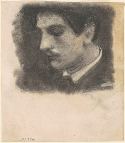 Cabeça de um homem de John Singer Sargent