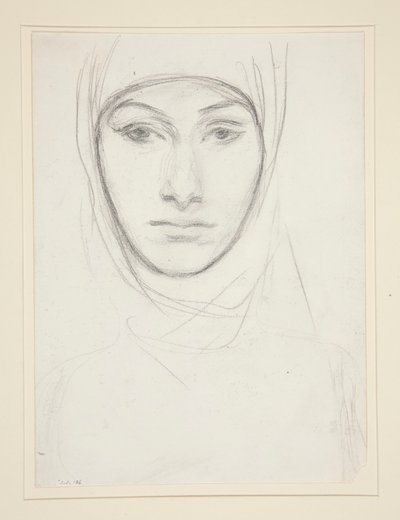 Cabeça de uma mulher de John Singer Sargent