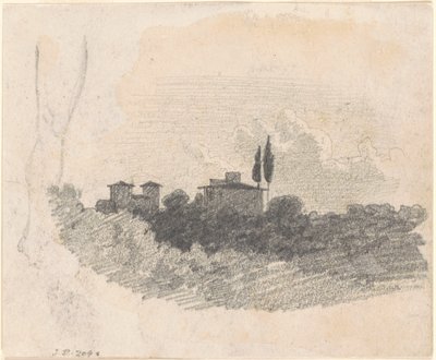Villa italiana [recto], 1870-1872. de John Singer Sargent