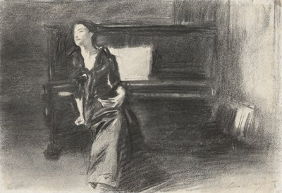 Senhora no piano de John Singer Sargent