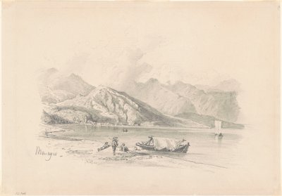 Lake Shore, Menaggio [reto] de John Singer Sargent