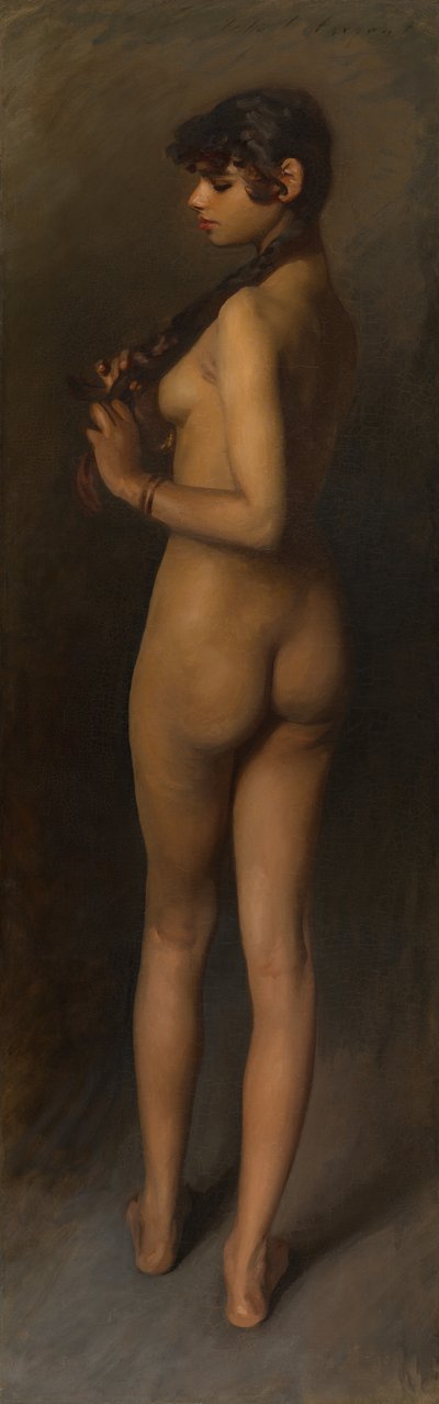 Estudo de vida (estudo de uma menina egípcia) de John Singer Sargent