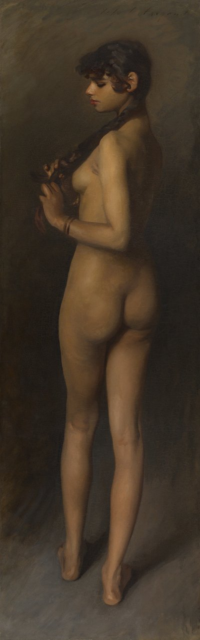 Estudo da vida (Estudo de uma rapariga egípcia) de John Singer Sargent