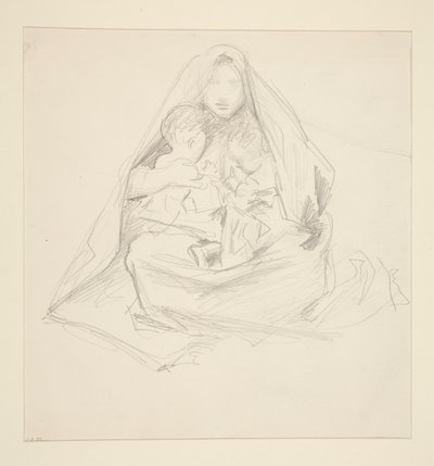 Madonna e criança de John Singer Sargent