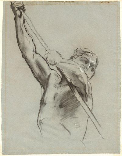 Torso Masculino com Vara de John Singer Sargent