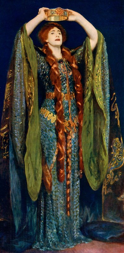 Ellen Terry como Lady Macbeth, 1906, 1912. de John Singer Sargent