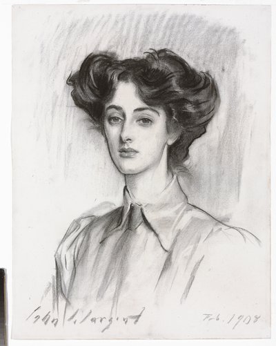Retrato de Lady Elsie Meyer, fevereiro de 1908 de John Singer Sargent