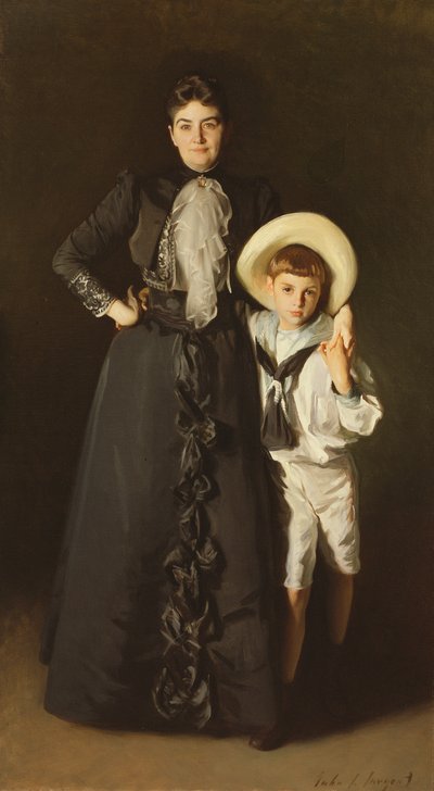 Retrato da Sra. Edward L. Davis e seu Filho, Livingston Davis, 1890 de John Singer Sargent