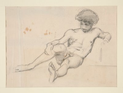Figura de Nudez Reclinada de John Singer Sargent