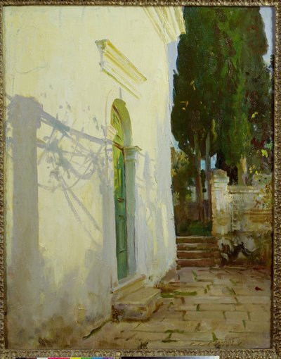 Sombras em uma parede em Corfu de John Singer Sargent