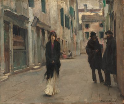 Rua em Veneza, 1882. de John Singer Sargent