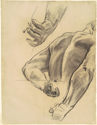 Estudos para "Julgamento" de John Singer Sargent