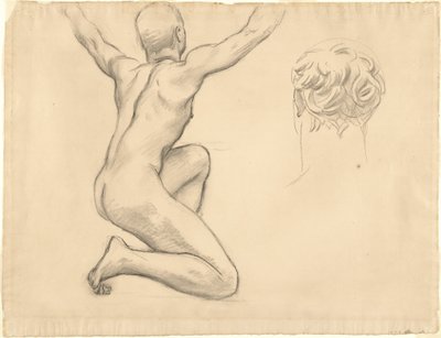 Estudos para a revelação da verdade, 1922-1925. de John Singer Sargent