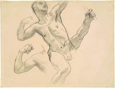 Estudos de Aquiles para Quíron e Aquiles, 1922-1925. de John Singer Sargent