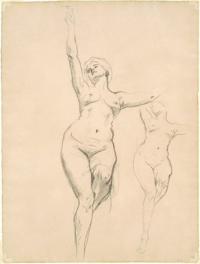 Estudos de Vitória para a Morte e Vitória, 1920-1922. de John Singer Sargent