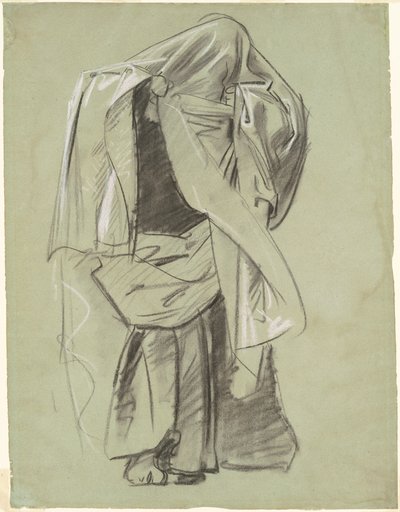 Estudo para "Frieze of Prophets" de John Singer Sargent